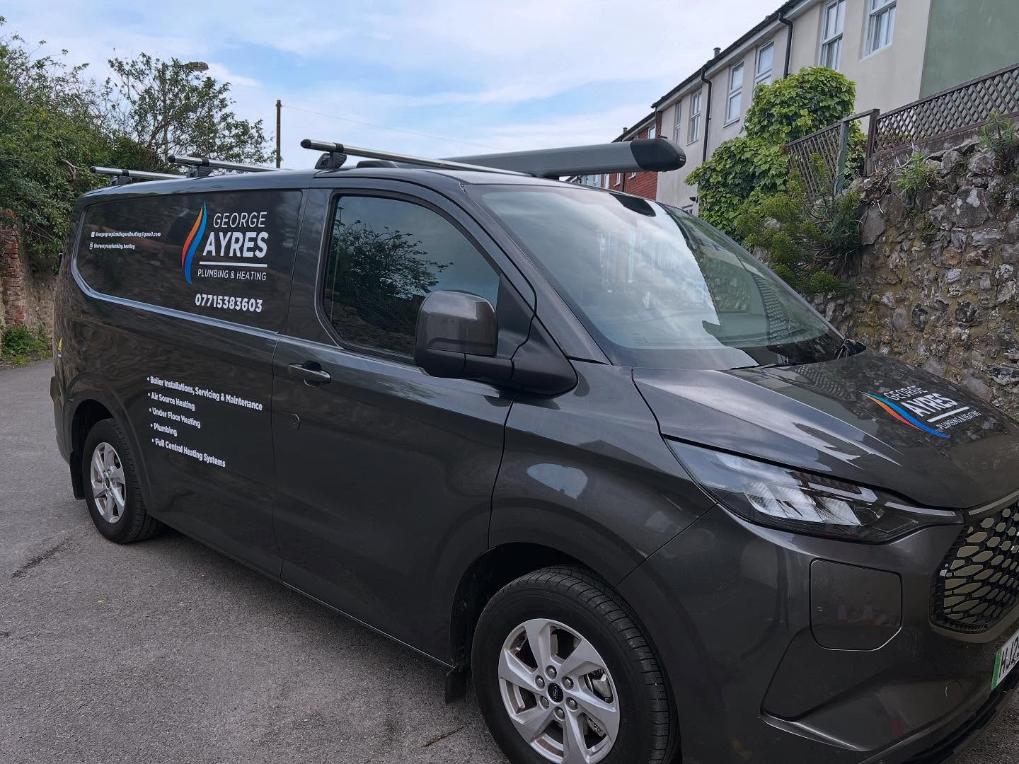 George Ayres Plumbing & Heating Ltd van