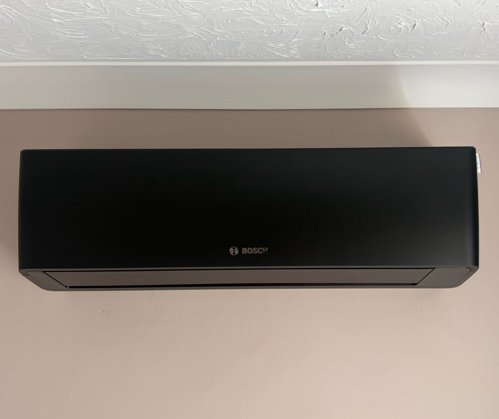 Black Bosch air conditioning unit fitted by George Ayres