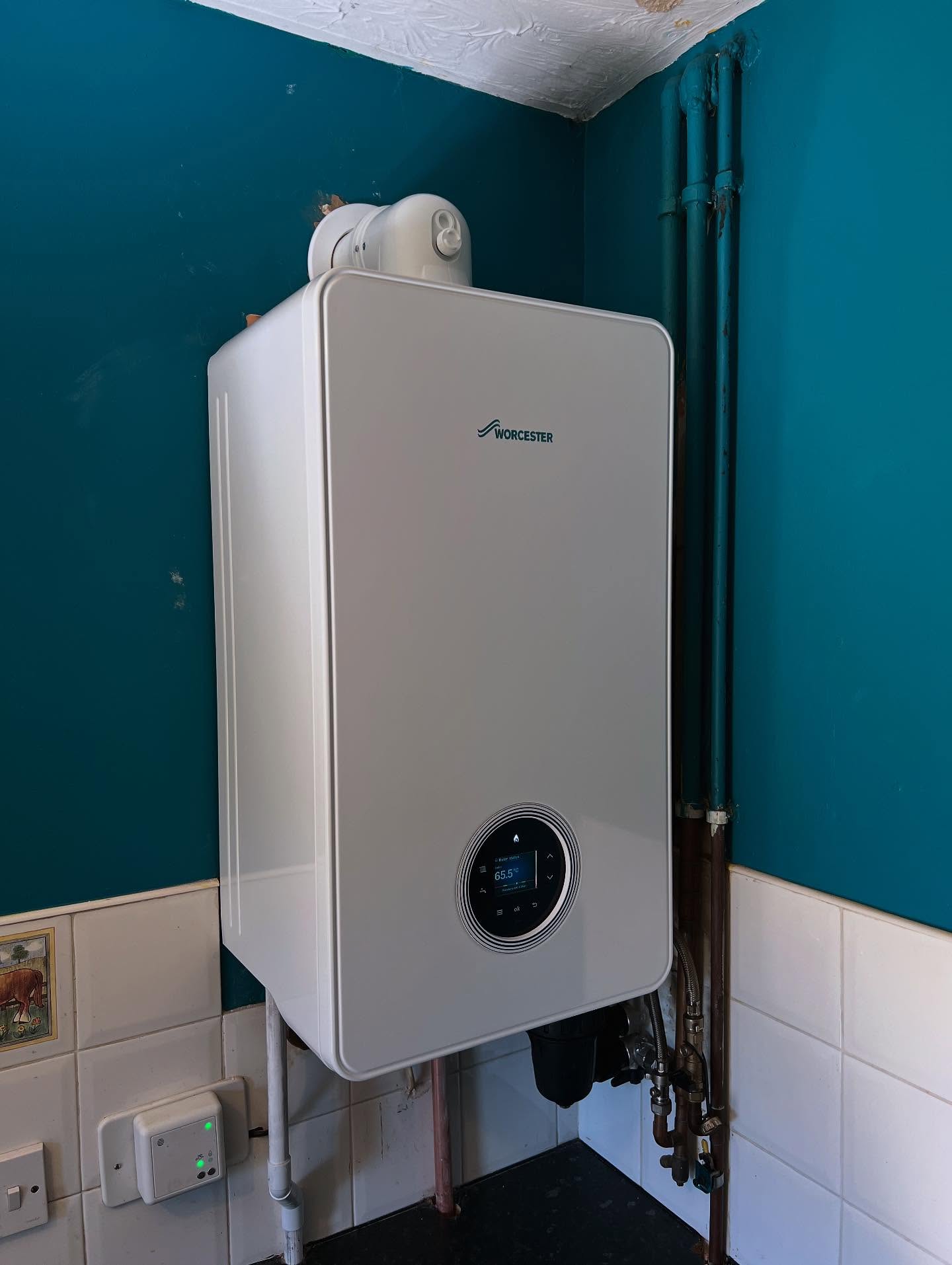 Boiler install by George Ayres Plumbing